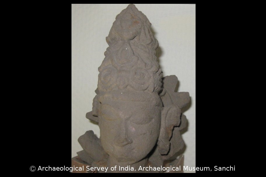 Vishnu head crowned with Kiritamukuta